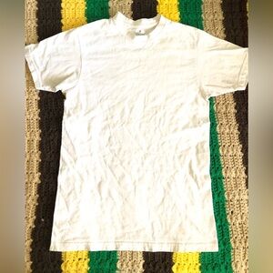 Stafford Plain White T-shirt mens Small
